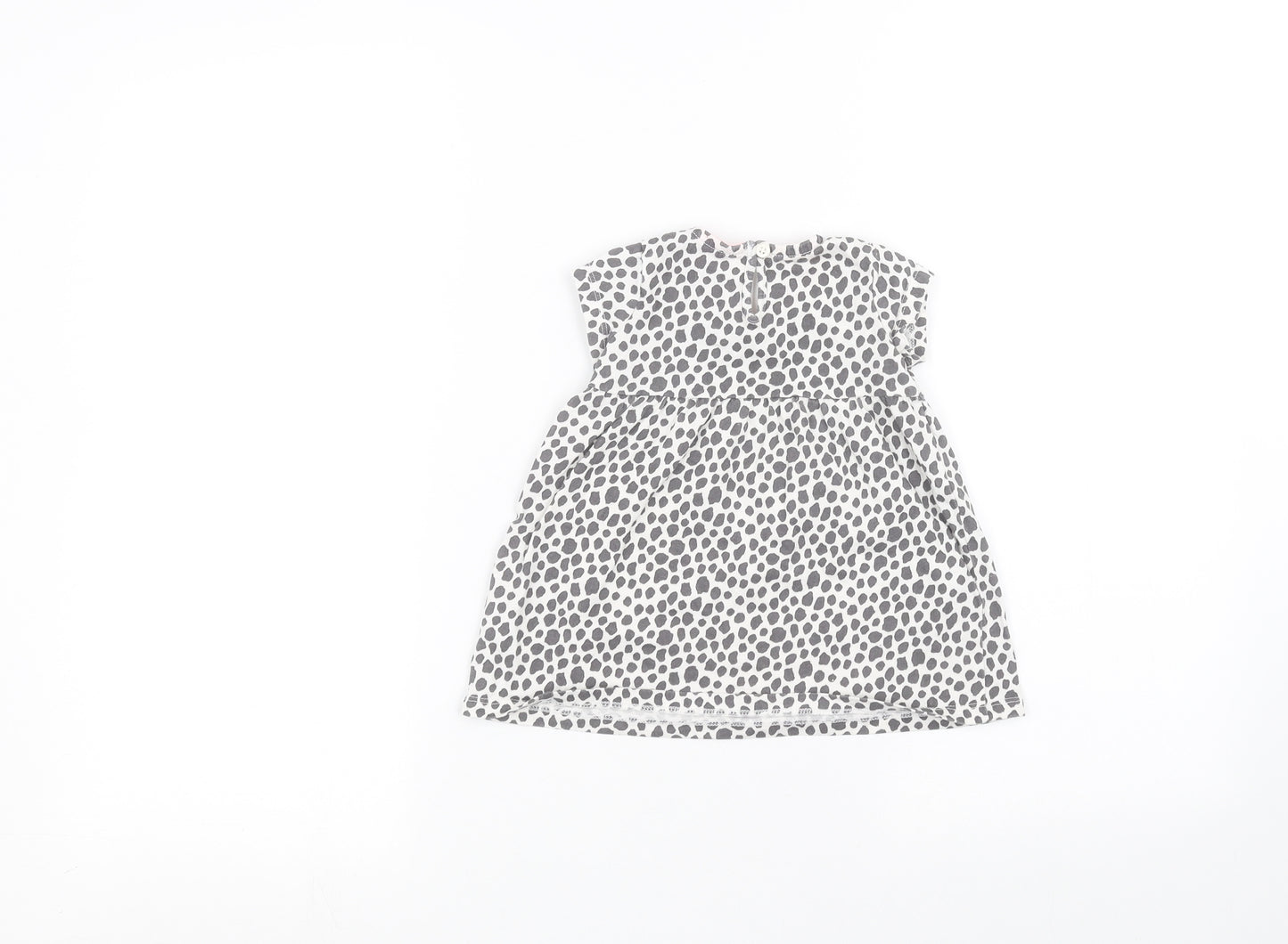 F&F Baby White Animal Print  A-Line  Size 3-6 Months