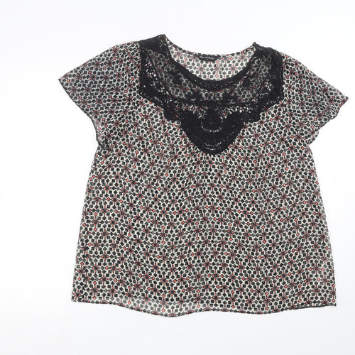 Miss Selfridge Womens Black   Basic Blouse Size 12