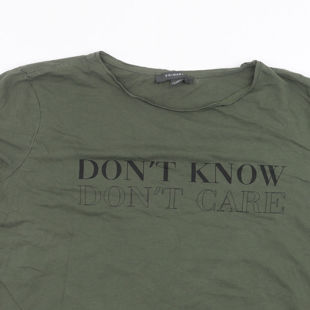 Primark Womens Green   Basic T-Shirt Size XL