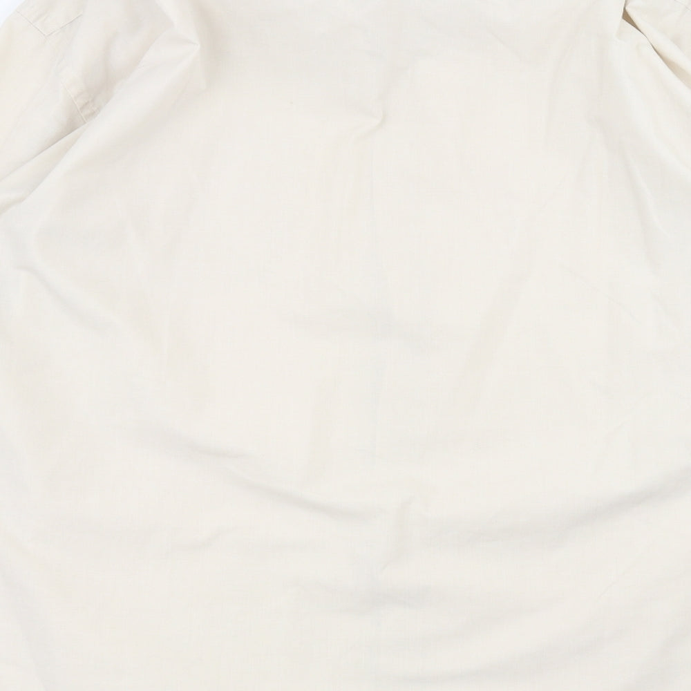 Marks and Spencer Mens Beige    Dress Shirt Size 18