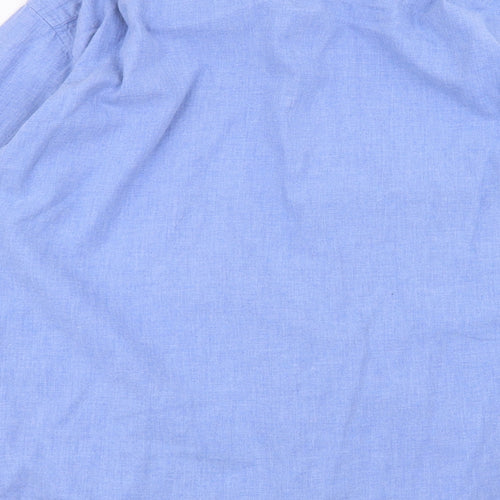 Marks and Spencer Mens Blue    Dress Shirt Size 18