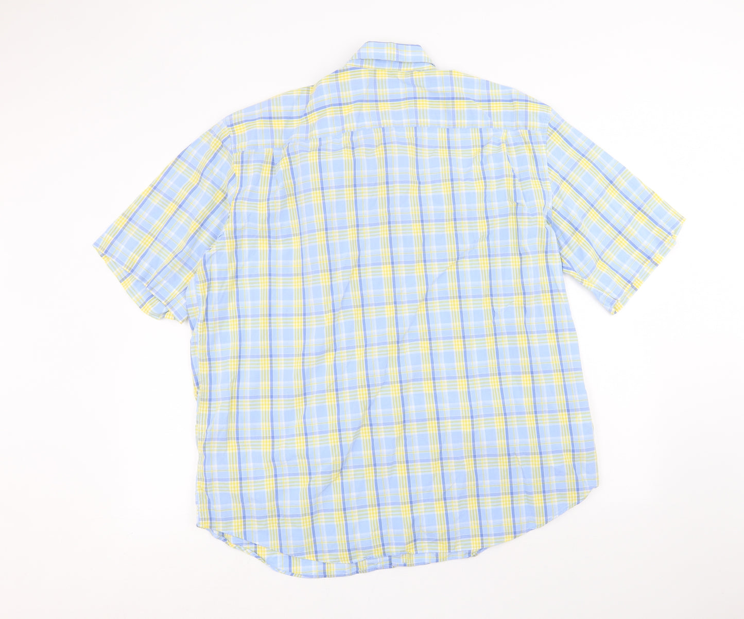 Marks and Spencer Mens Blue Striped   Dress Shirt Size 2XL