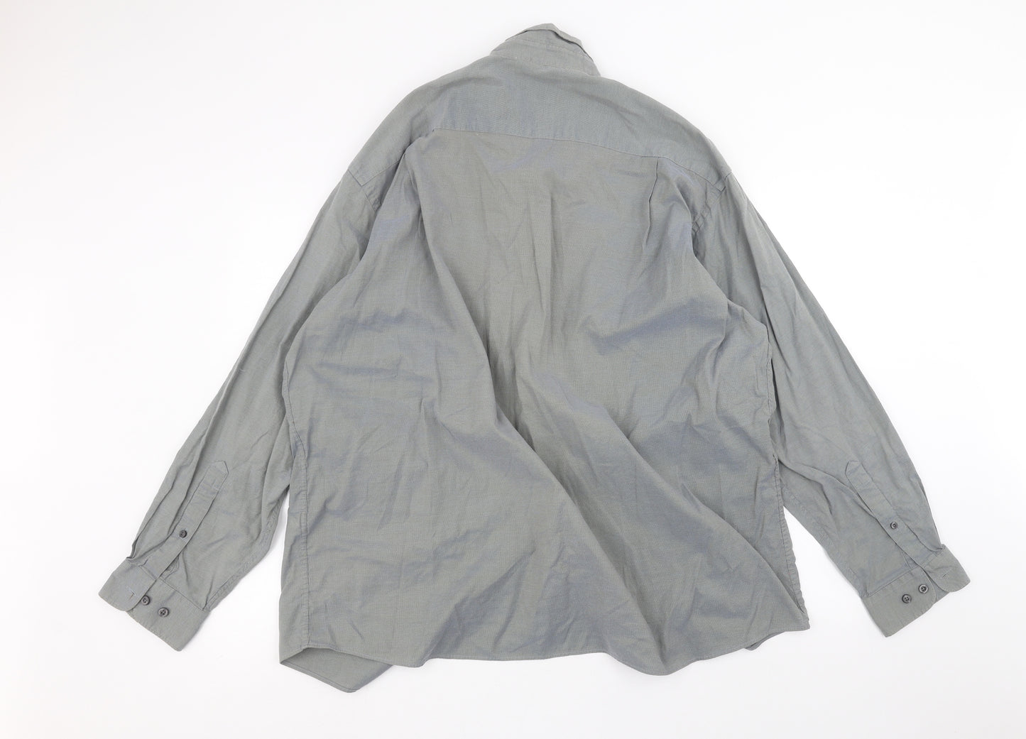 Marks and Spencer Mens Grey    Dress Shirt Size XL