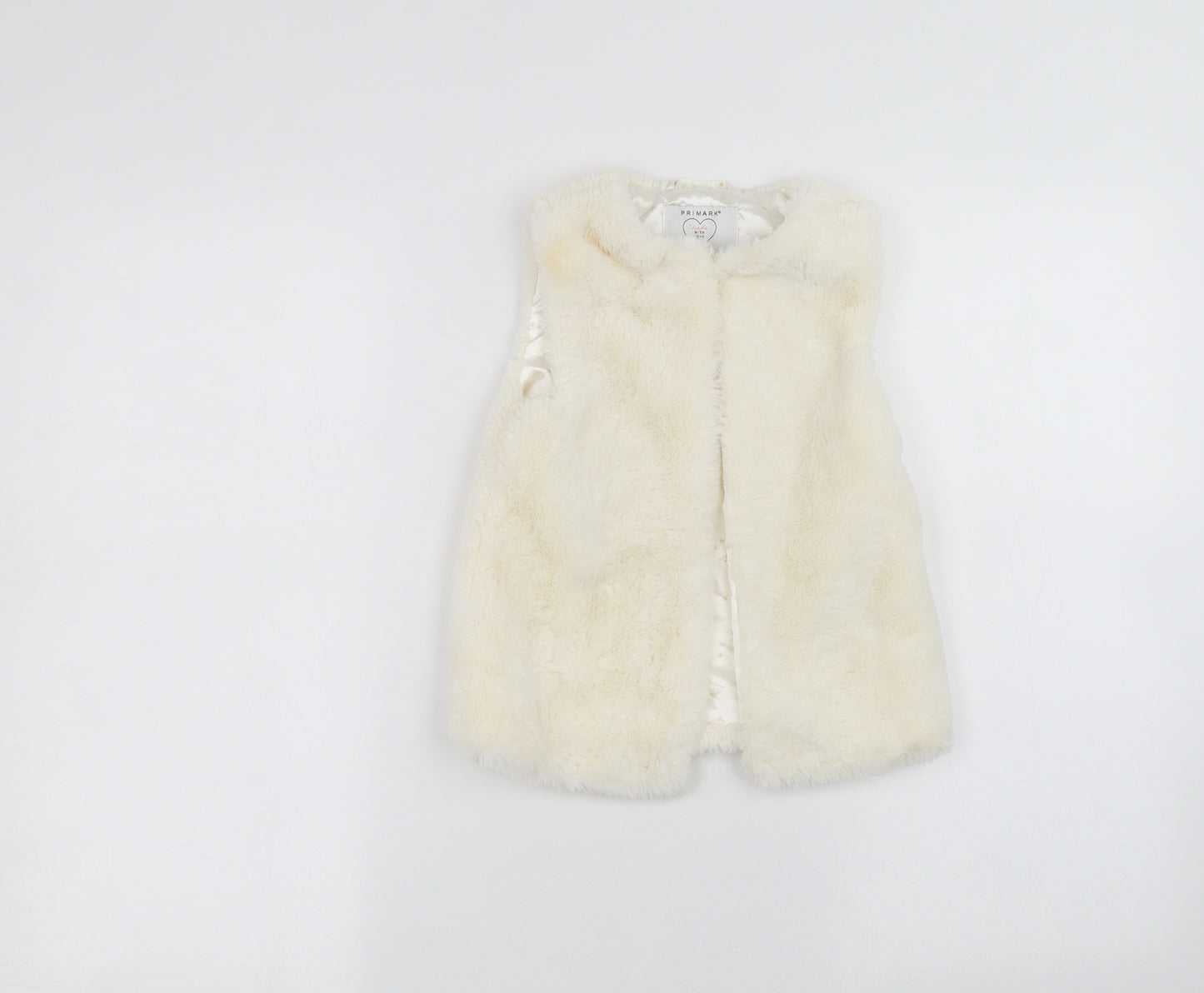 Primark Girls White   Jacket  Size 3-4 Years