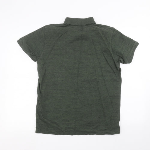 Uni Mens Green    Polo Size M