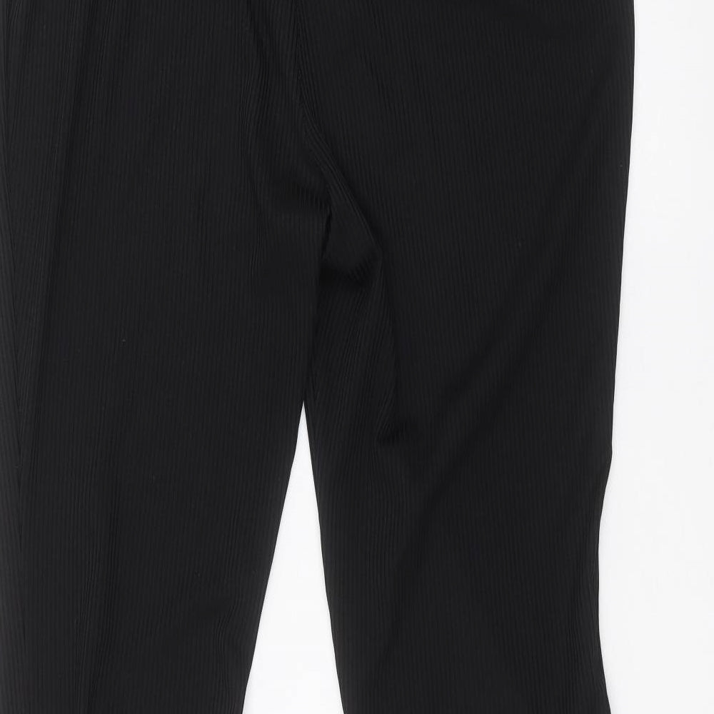 Missguided Womens Black   Trousers  Size 16 L32 in