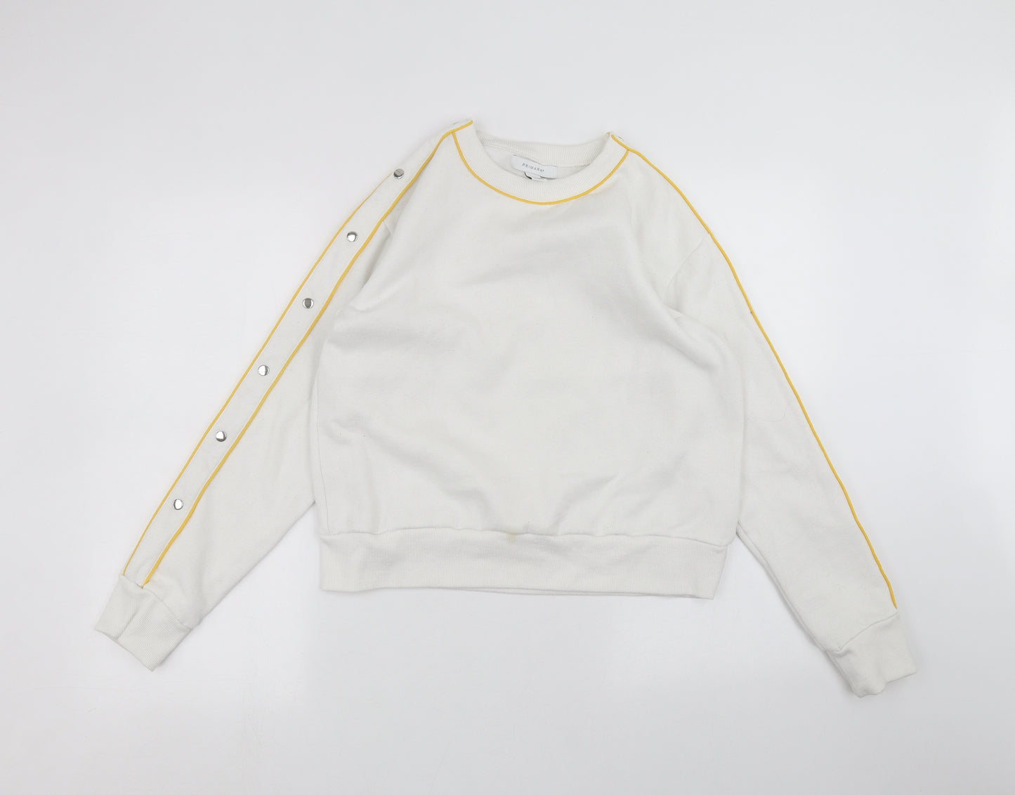 Primark Womens White   Pullover Jumper Size XS