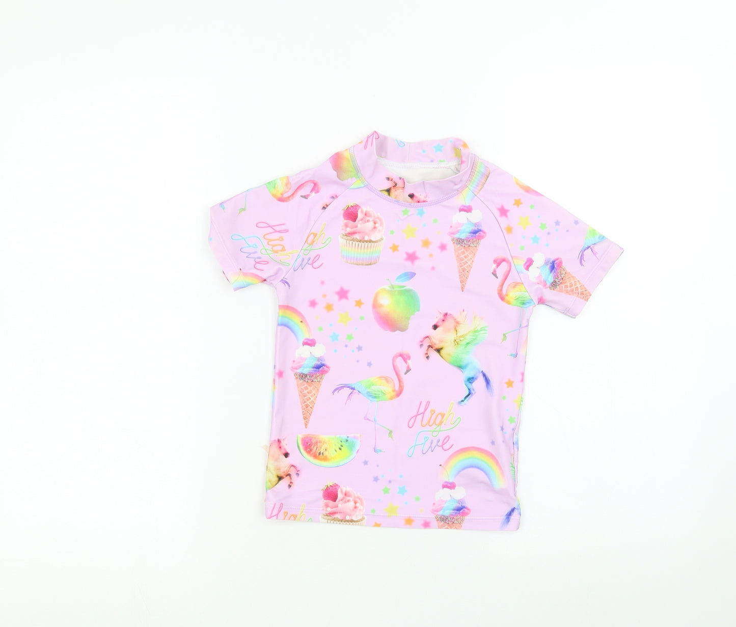 NEXT Girls Pink   Basic T-Shirt Size 5 Years