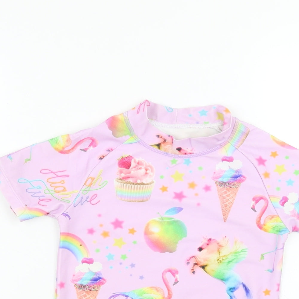 NEXT Girls Pink   Basic T-Shirt Size 5 Years
