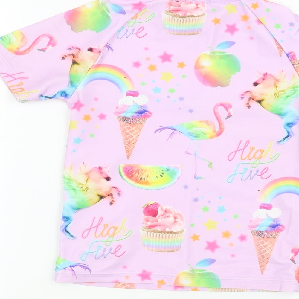NEXT Girls Pink   Basic T-Shirt Size 5 Years