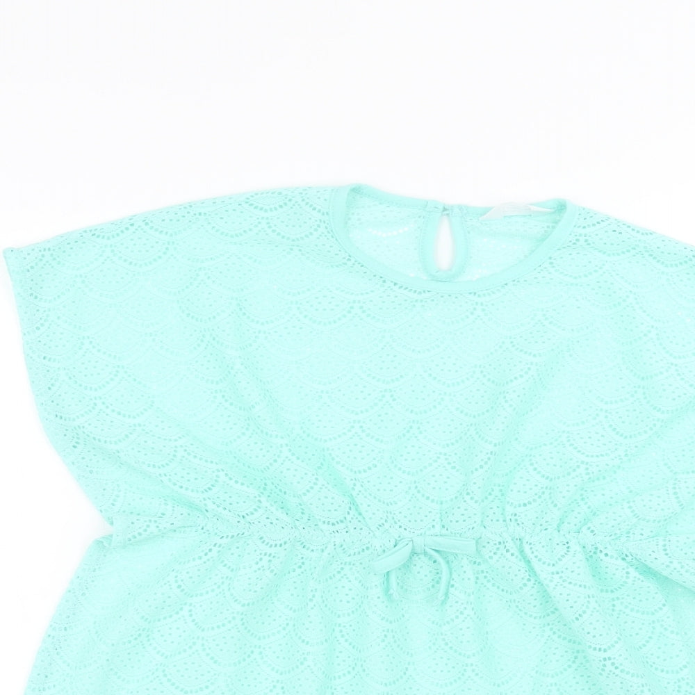 Primark Girls Blue   Basic T-Shirt Size 5-6 Years