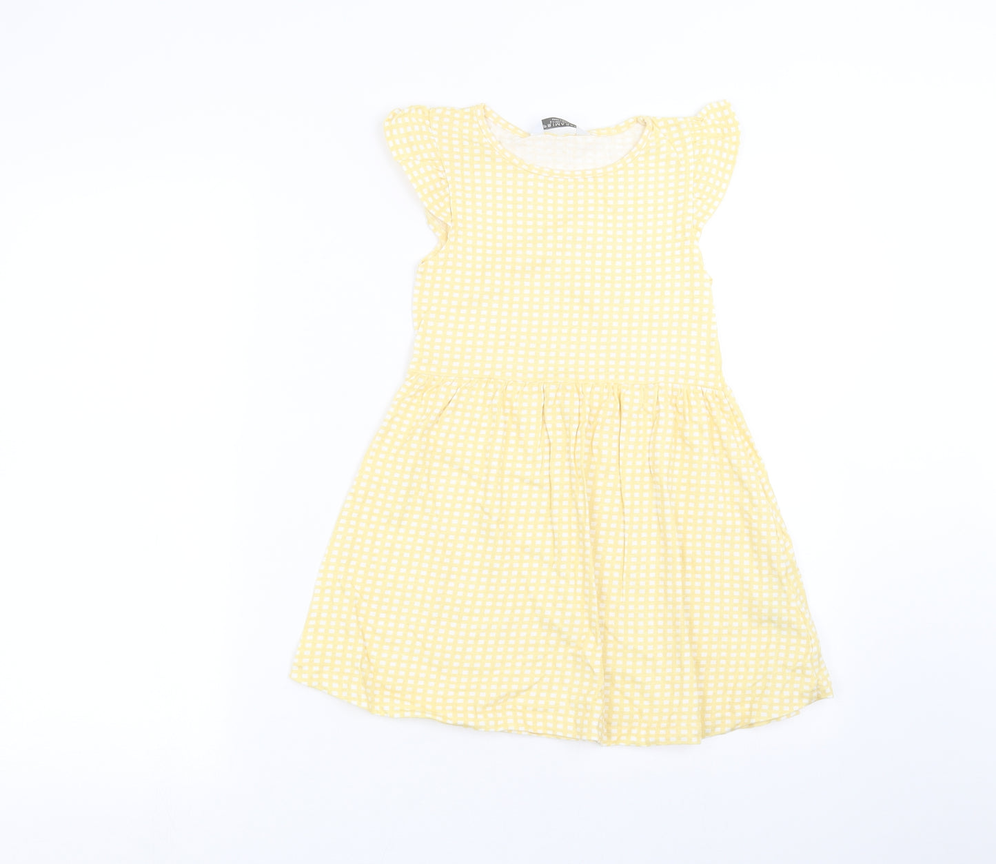Primark Girls Yellow   A-Line  Size 6-7 Years