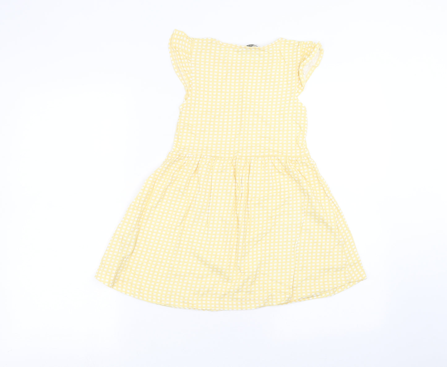 Primark Girls Yellow   A-Line  Size 6-7 Years