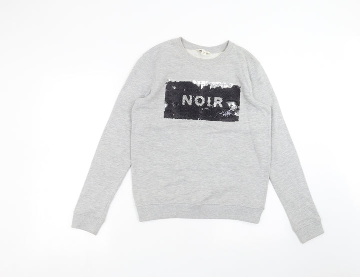 Miss Selfridge Womens Grey   Pullover Jumper Size 8