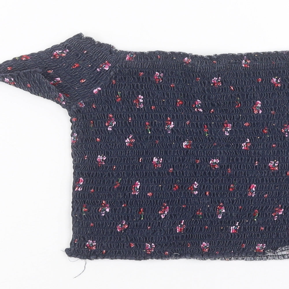 Primark Girls Blue   Basic T-Shirt Size 6-7 Years