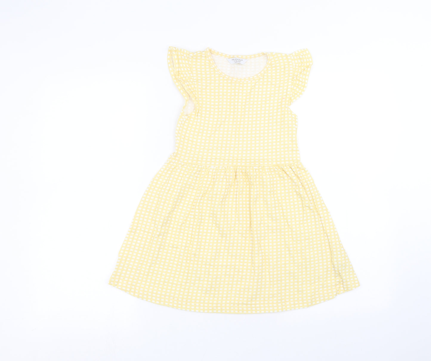 Primark Girls Yellow   A-Line  Size 6-7 Years