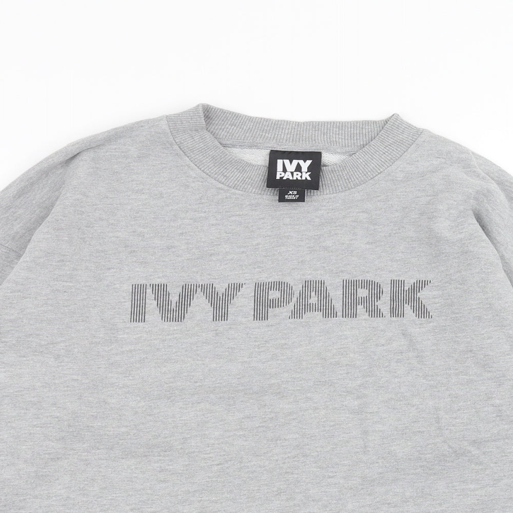 IVY PARK Womens Grey   Pullover Jumper Size XS