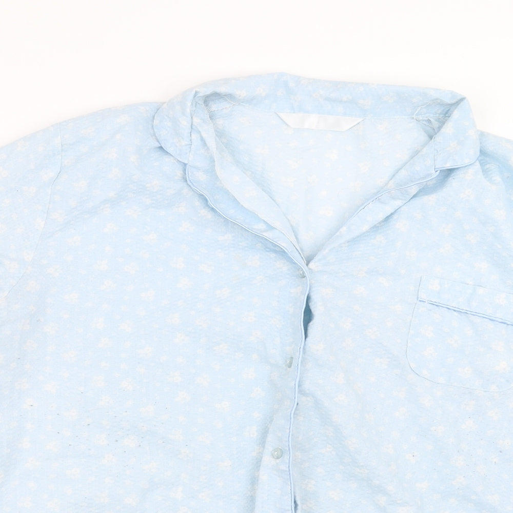 Preworn Womens Blue   Basic Button-Up Size 16