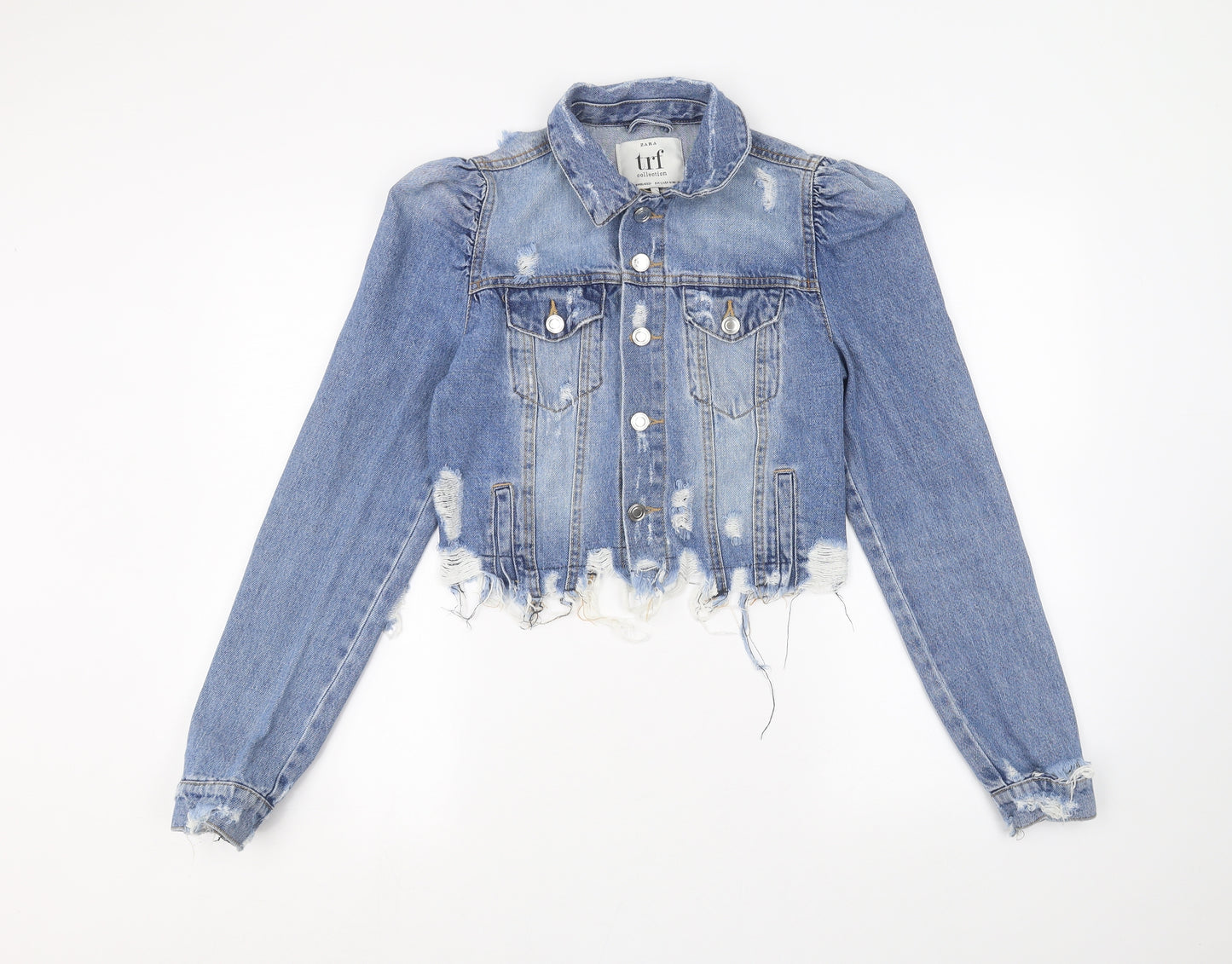 Zara Womens Blue  Denim Jacket  Size M
