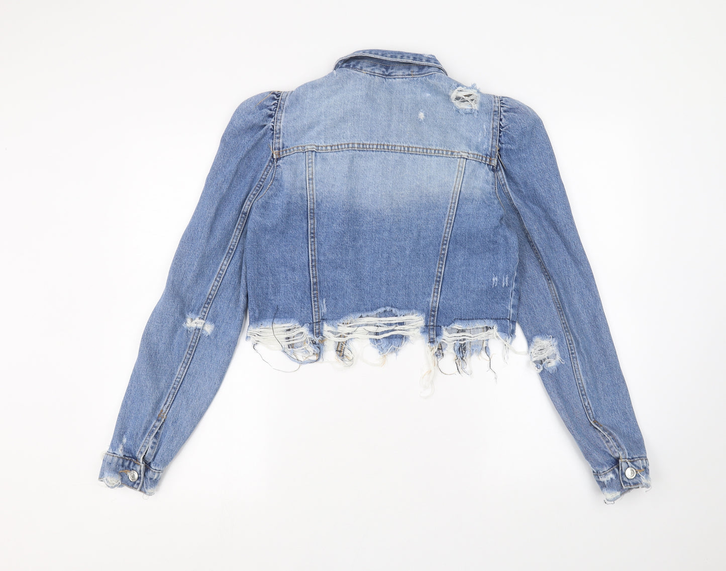 Zara Womens Blue  Denim Jacket  Size M