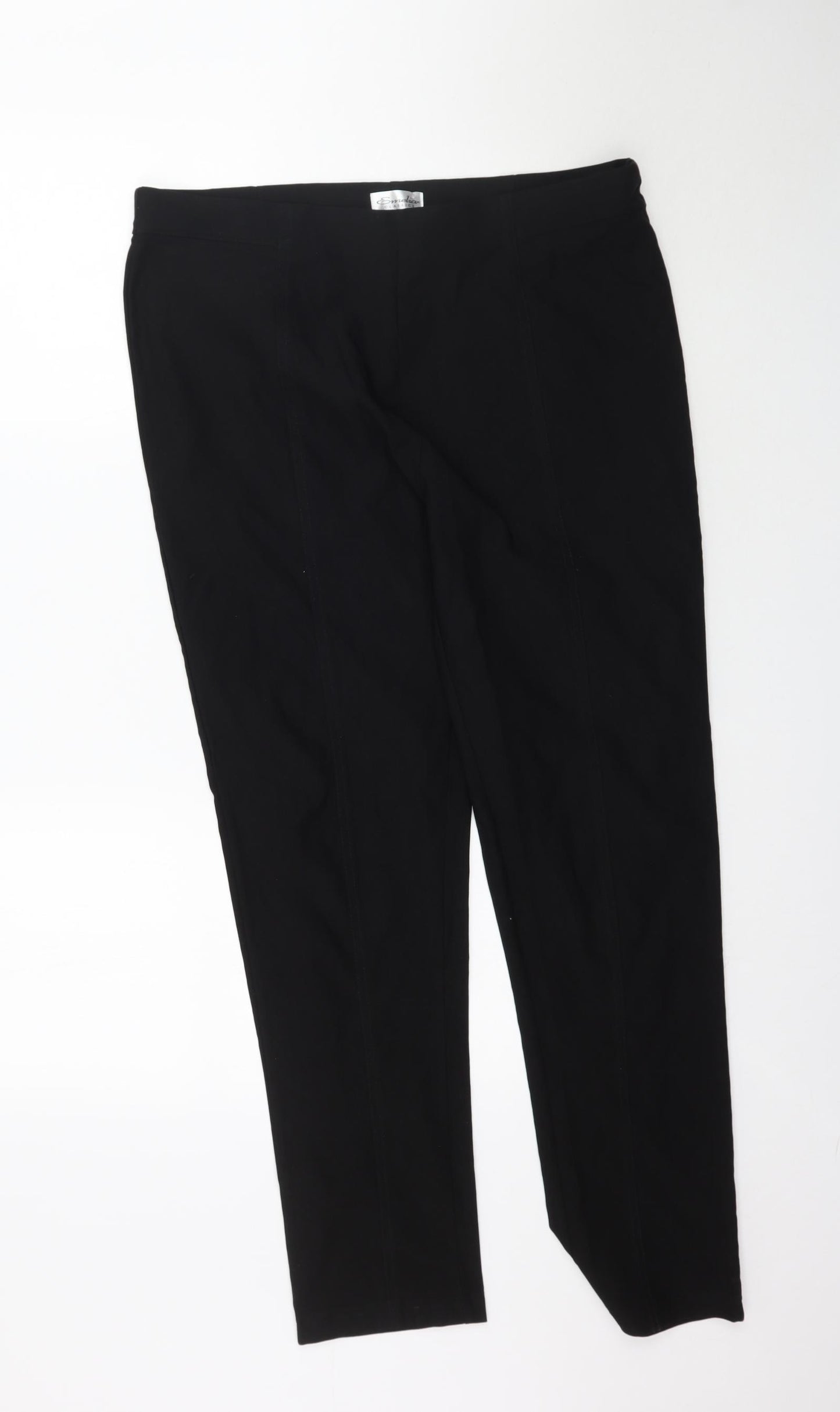 Emeliax Womens Black   Trousers  Size 18 L29 in