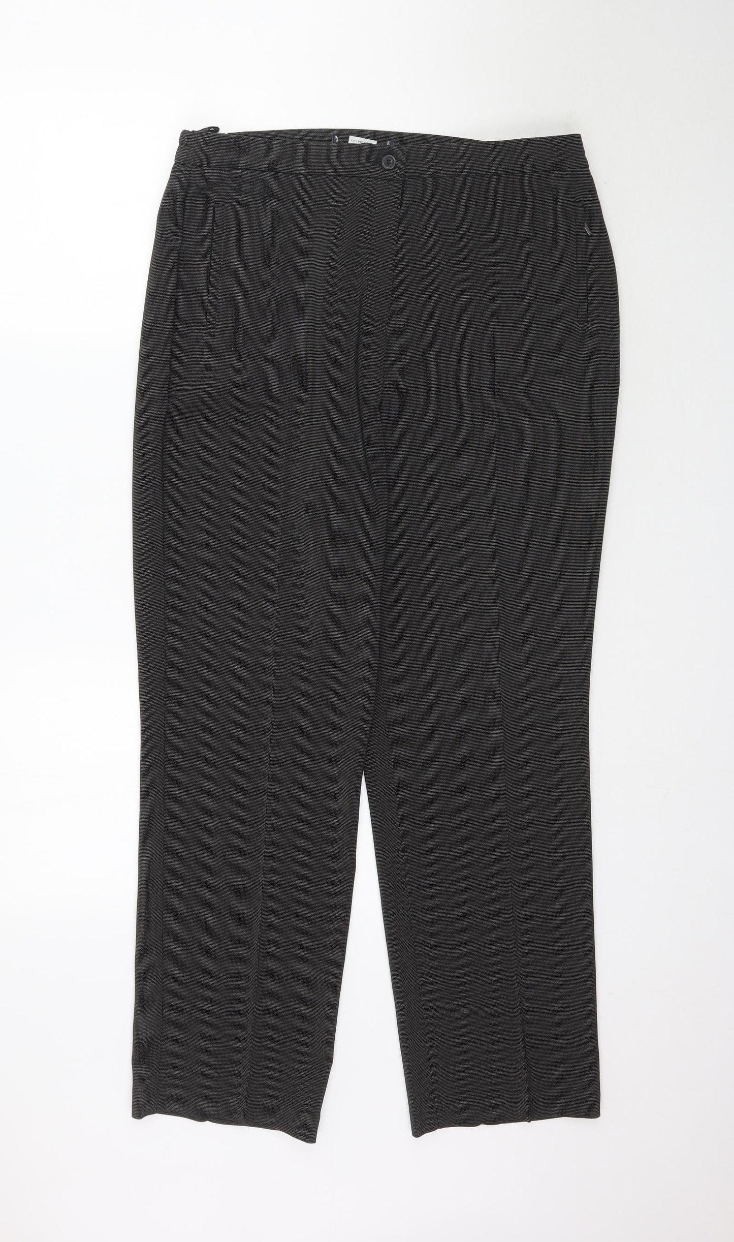 Preworn Womens Grey   Trousers  Size 14 L29 in - Work Office