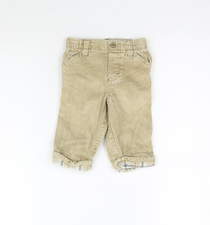 Baby Mac Baby Beige Corduroy Trousers Size 3-6 Months