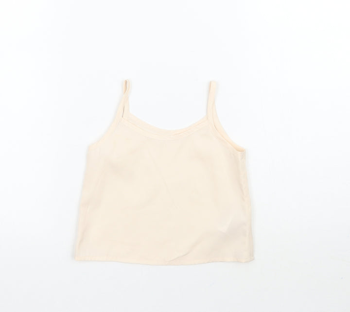 NEXT Girls Ivory Camisole Blouse Size 3 Years - Pale peach