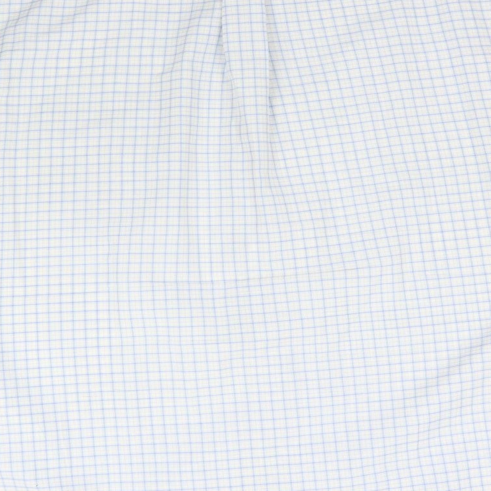 Club House Mens Blue Plaid   Button-Up Size 2XL