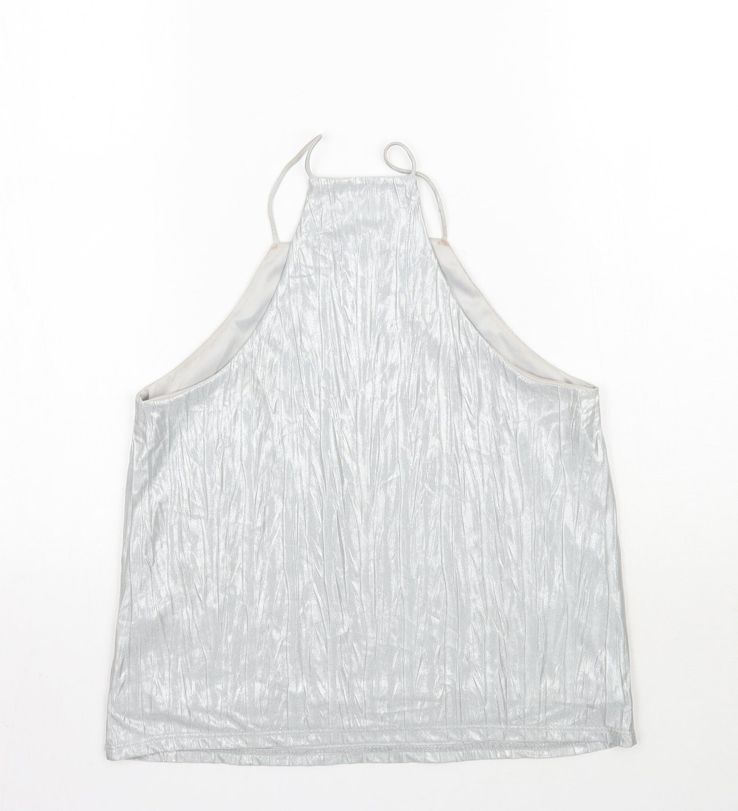 Topshop Womens Silver   Camisole Blouse Size 8
