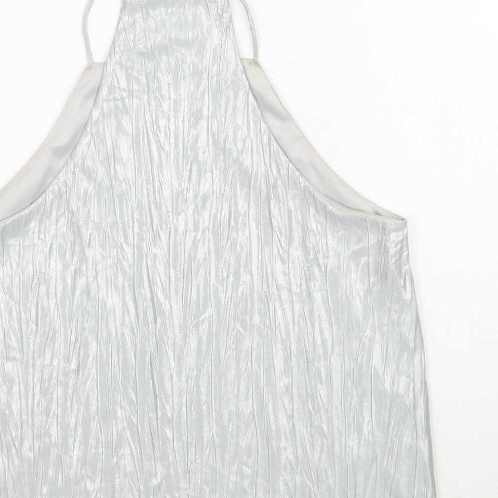 Topshop Womens Silver   Camisole Blouse Size 8