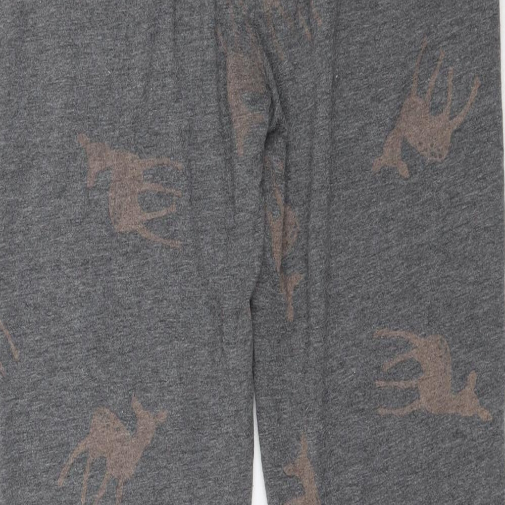 NEXT Womens Grey    Pyjama Pants Size S  - Deer Print