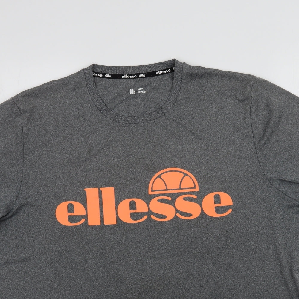 ellesse Womens Grey   Basic T-Shirt Size L