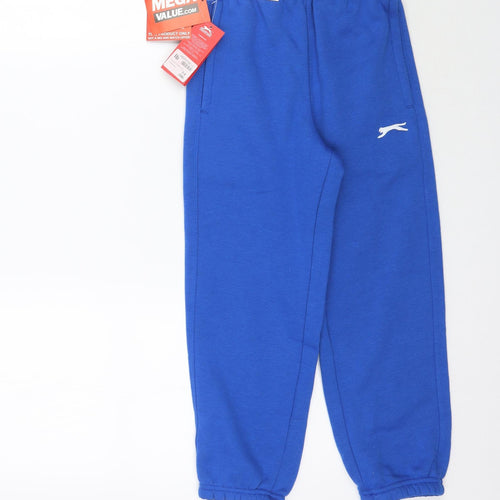 Slazenger Boys Blue   Jogger Trousers Size 7-8 Years
