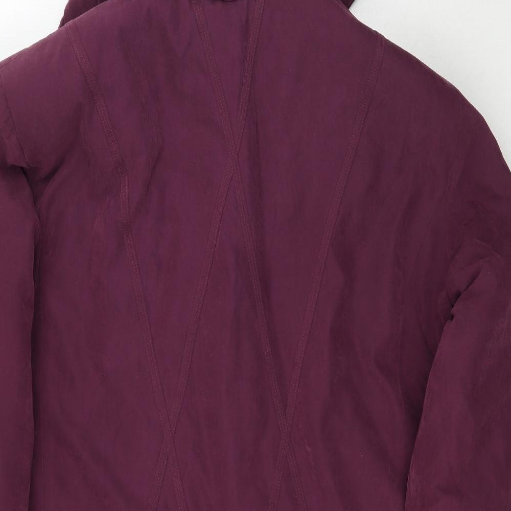Damart Womens Purple   Parka Coat Size 22