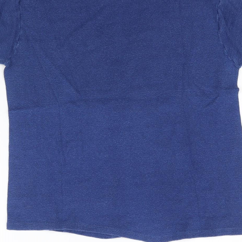Preworn Womens Blue   Basic T-Shirt Size L