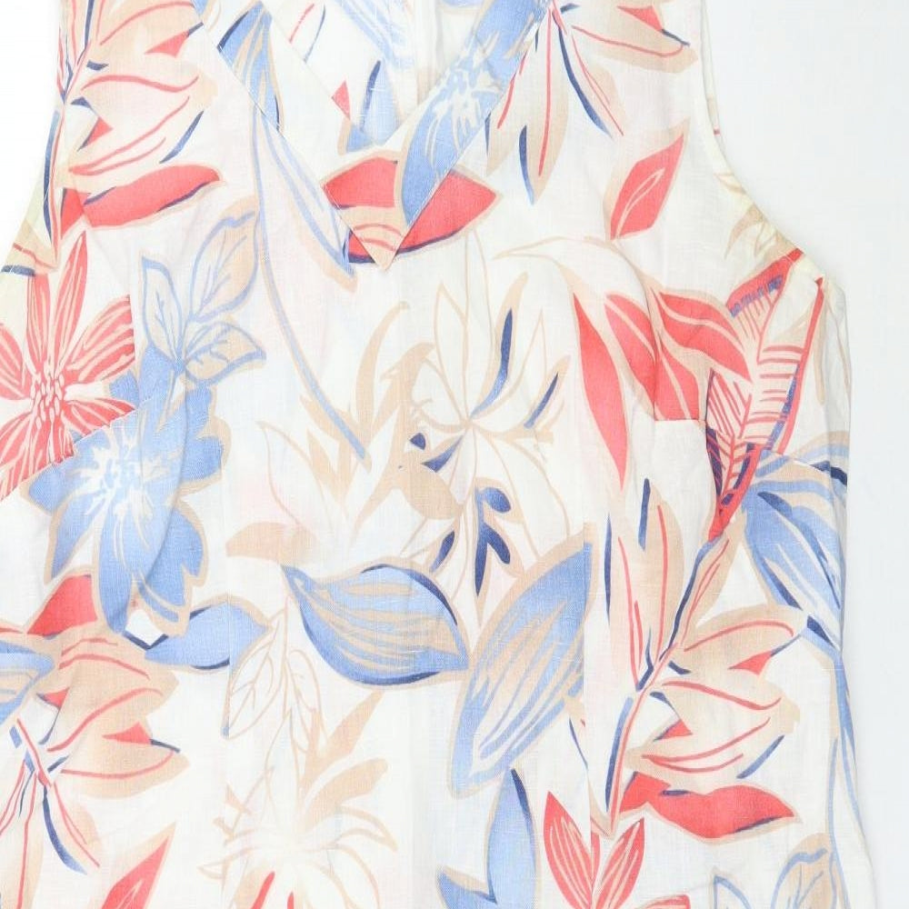 TU Womens Multicoloured Floral  Mini  Size 16