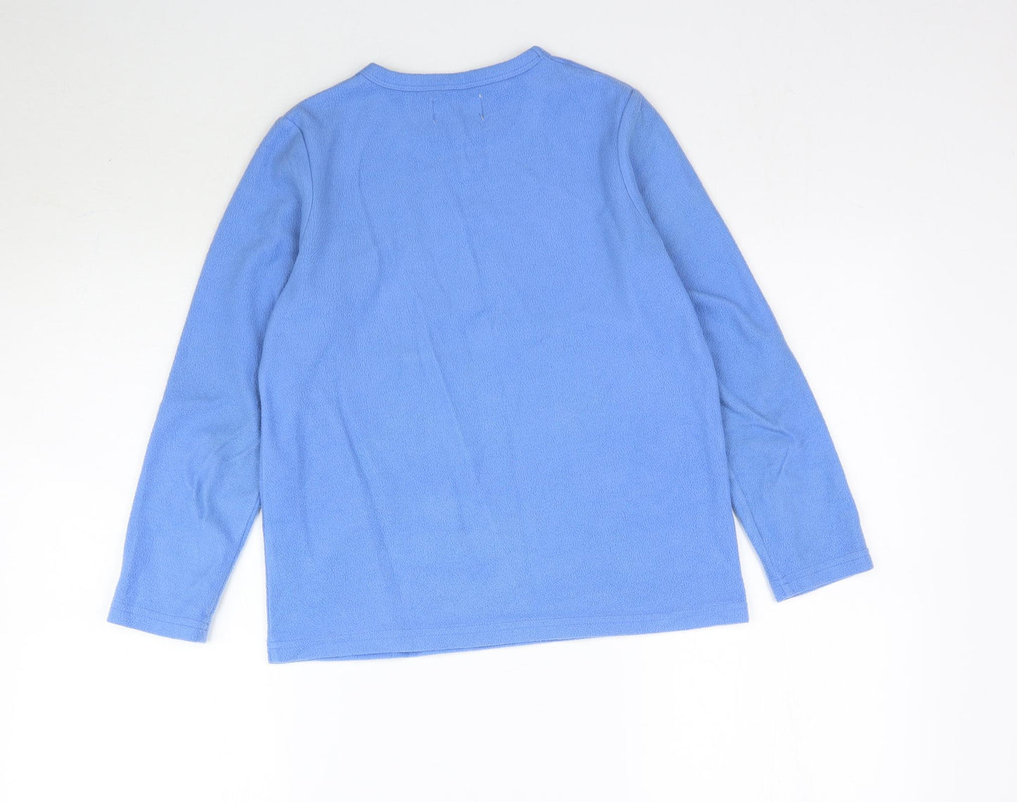 PJ Collections Girls Blue  Fleece Top Pyjama Top Size 11-12 Years  - Unicorn