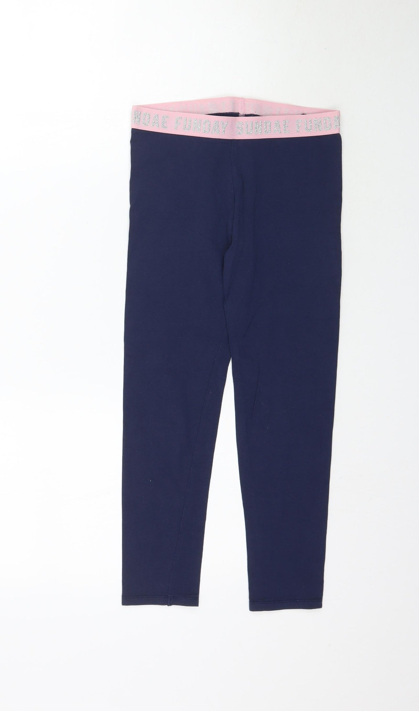 George Girls Blue Solid   Pyjama Pants Size 10-11 Years