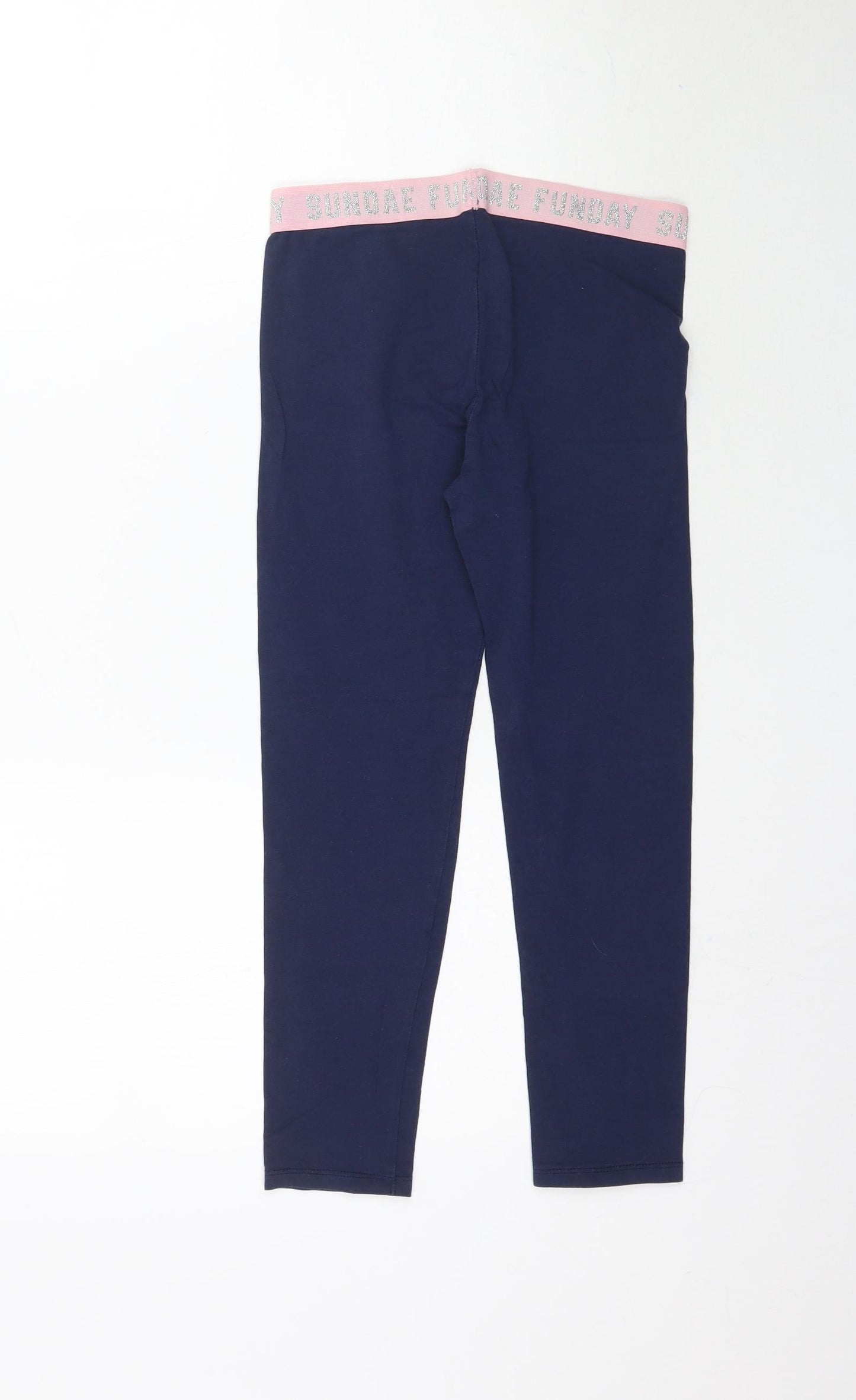George Girls Blue Solid   Pyjama Pants Size 10-11 Years
