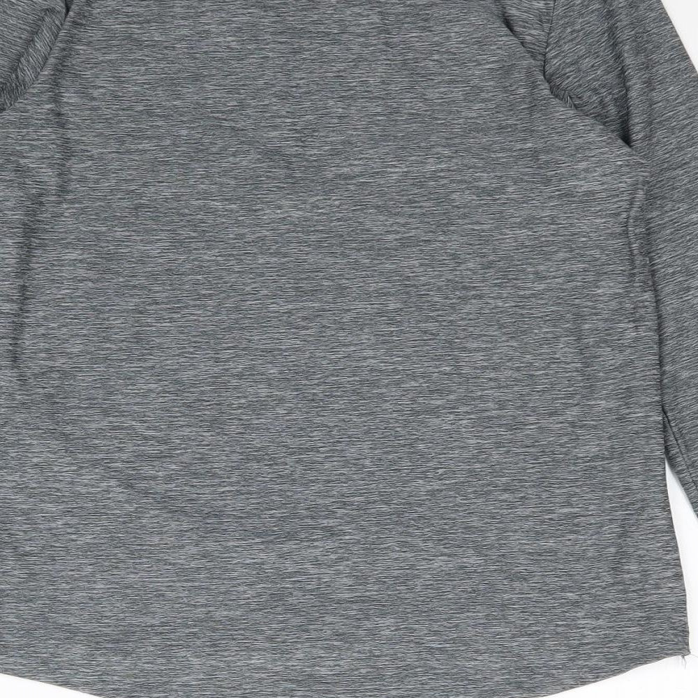 NEXT Girls Grey   Basic T-Shirt Size 11 Years  - Awesome