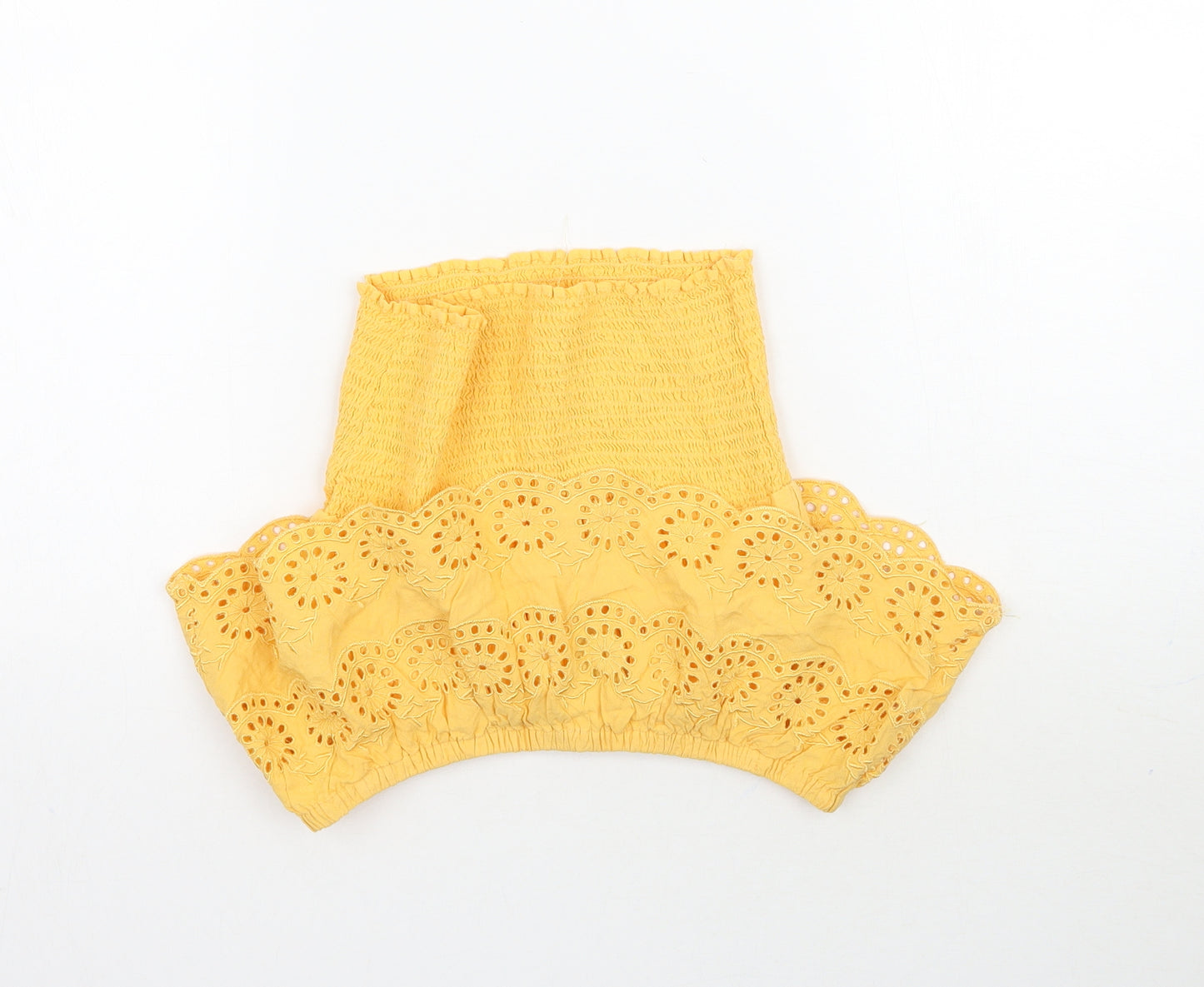 New Look Girls Yellow   Basic Blouse Size 12 Years