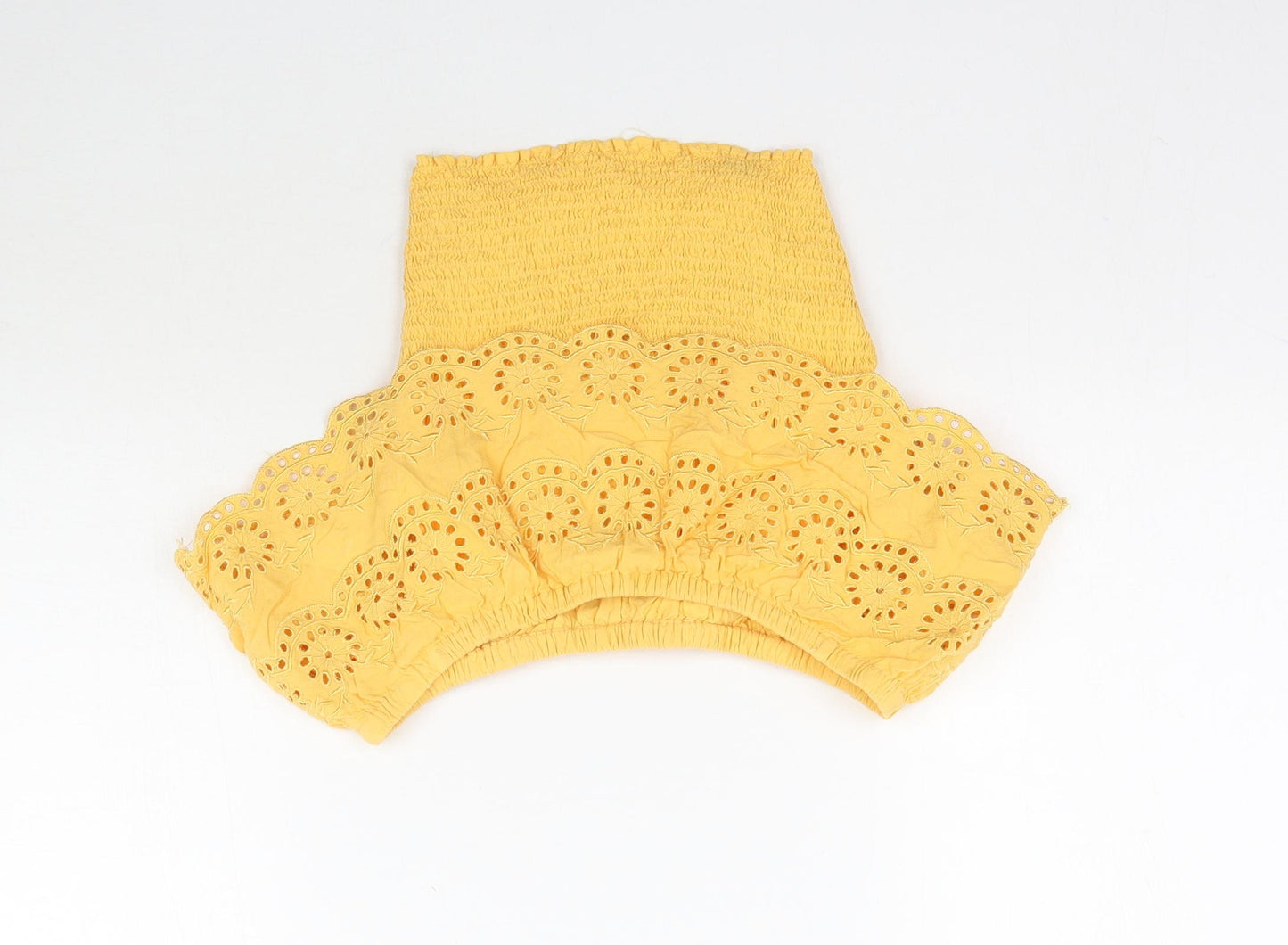 New Look Girls Yellow   Basic Blouse Size 12 Years