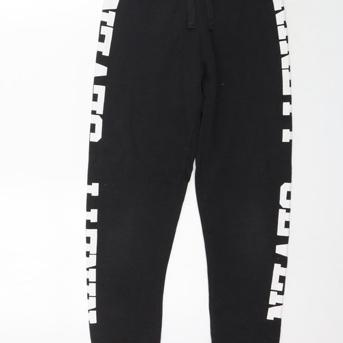 New Look Girls Black   Jogger Trousers Size 9 Months - Ninety Seven