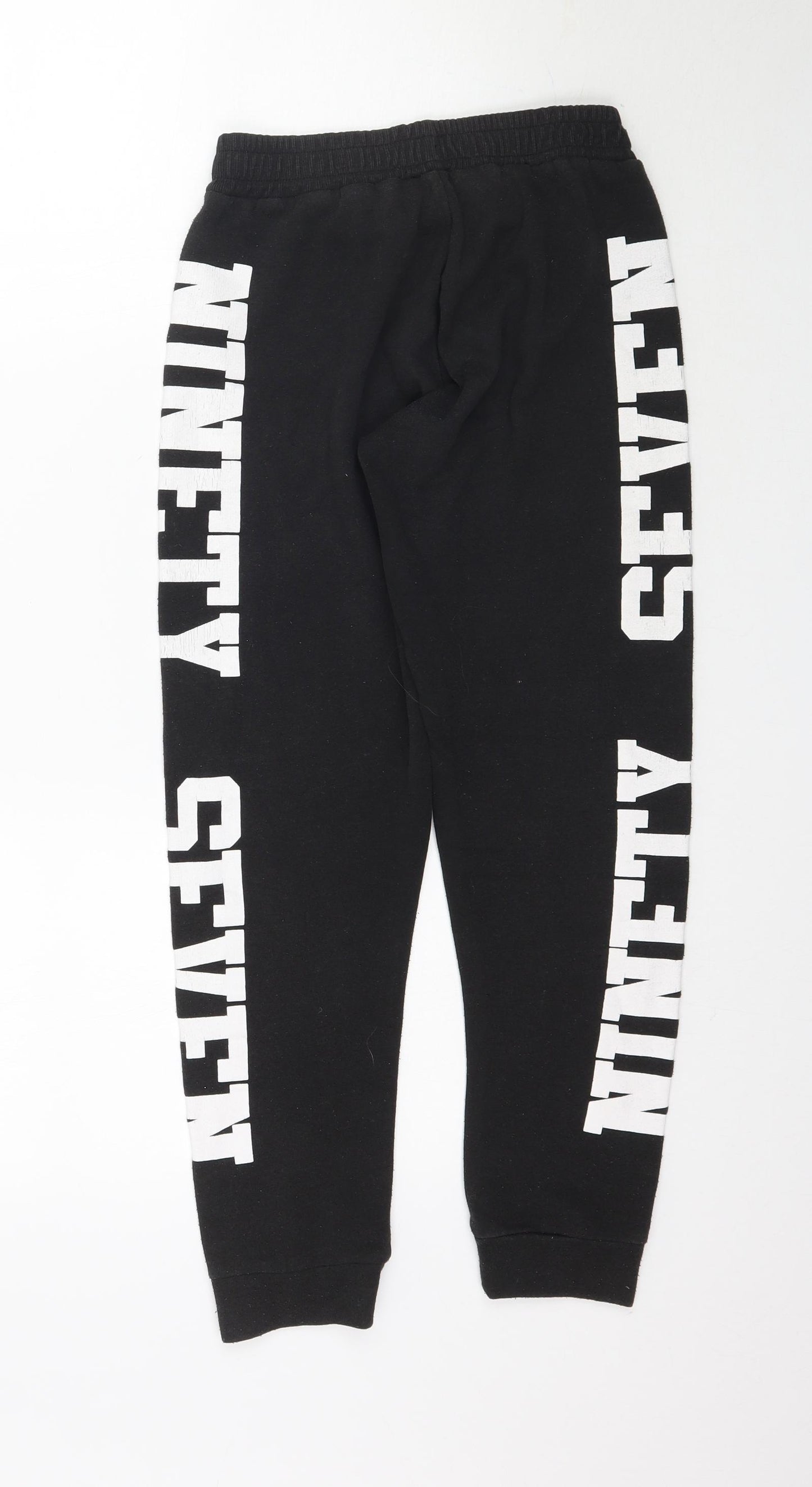 New Look Girls Black   Jogger Trousers Size 9 Months - Ninety Seven