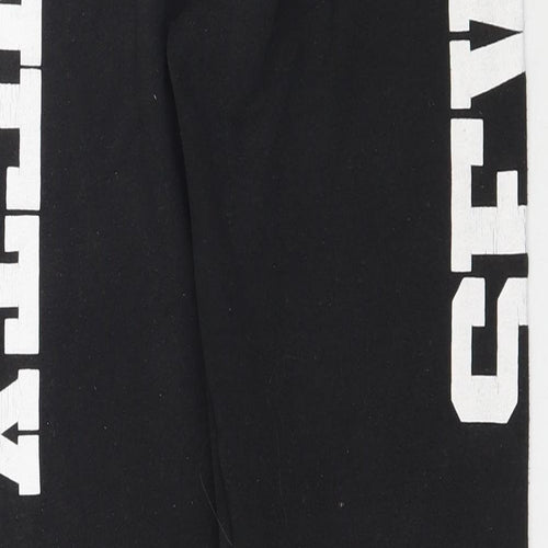 New Look Girls Black   Jogger Trousers Size 9 Months - Ninety Seven