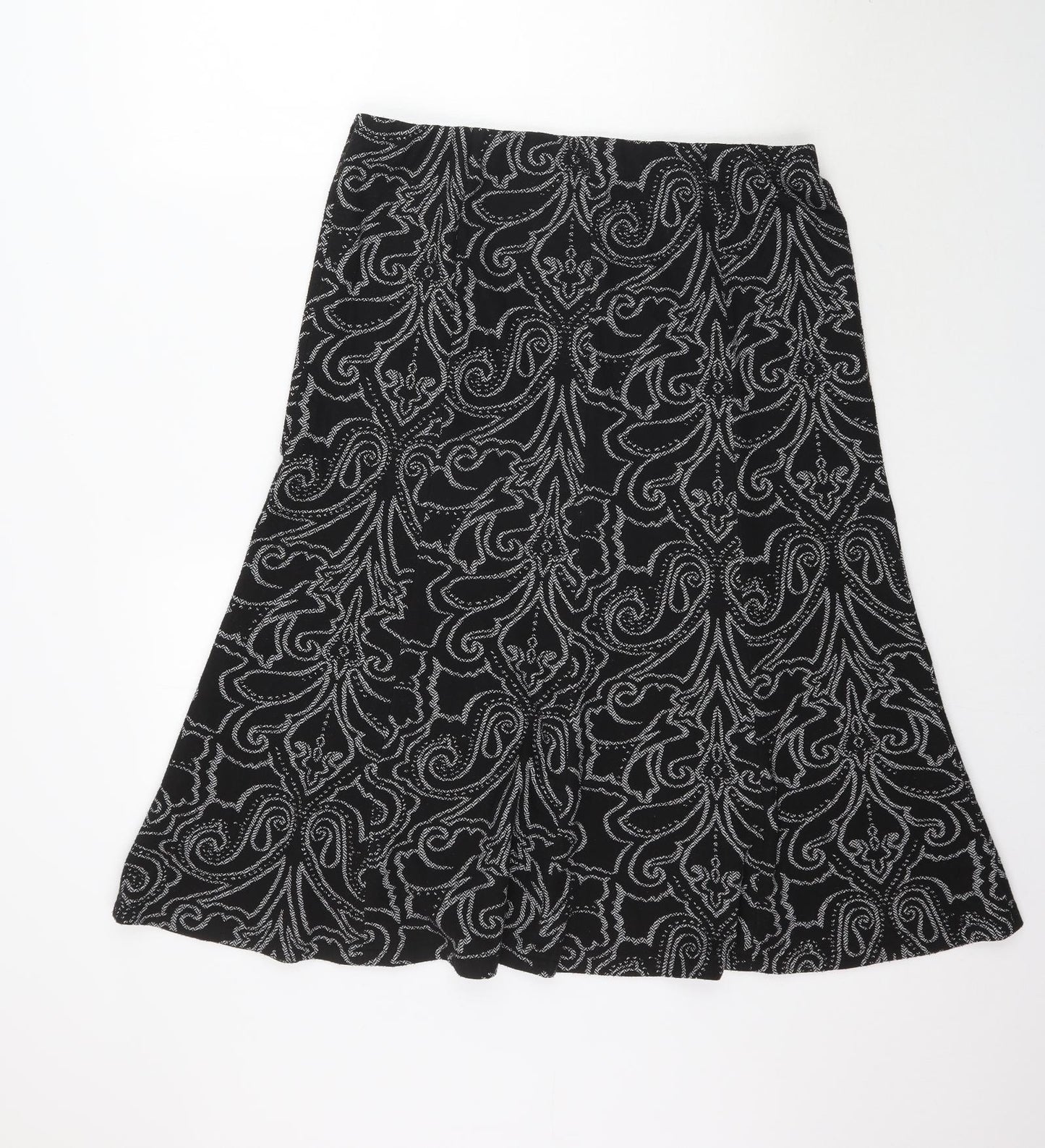 Marks and Spencer Womens Black   A-Line Skirt Size 14
