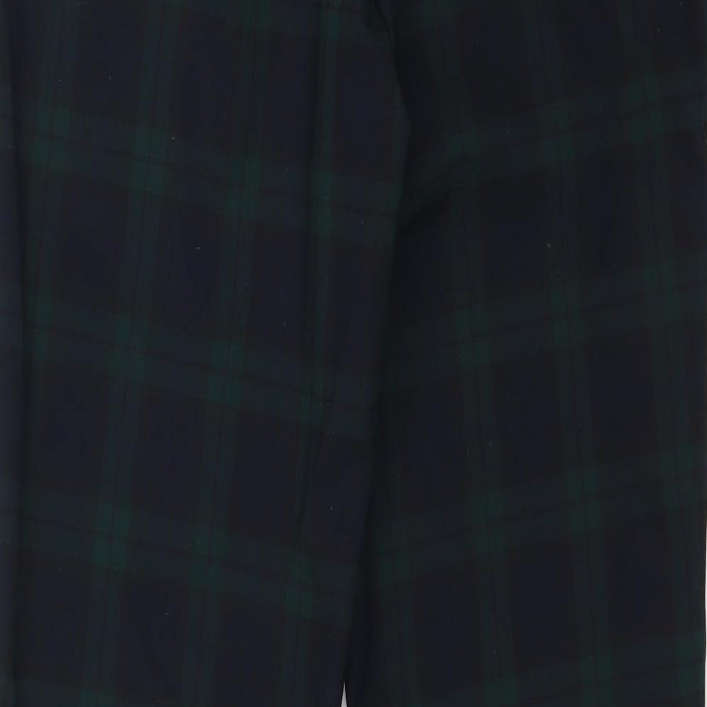 Primark Mens Green Plaid  Trousers  Size 32 L31 in