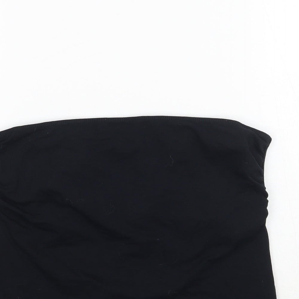 George Womens Black   Basic T-Shirt Size 10  - Tube top