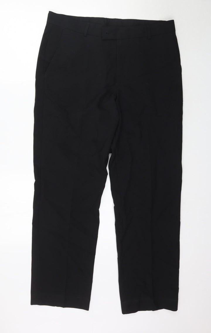 Debenhams Womens Black   Trousers  Size 36 in L31 in - Work Office
